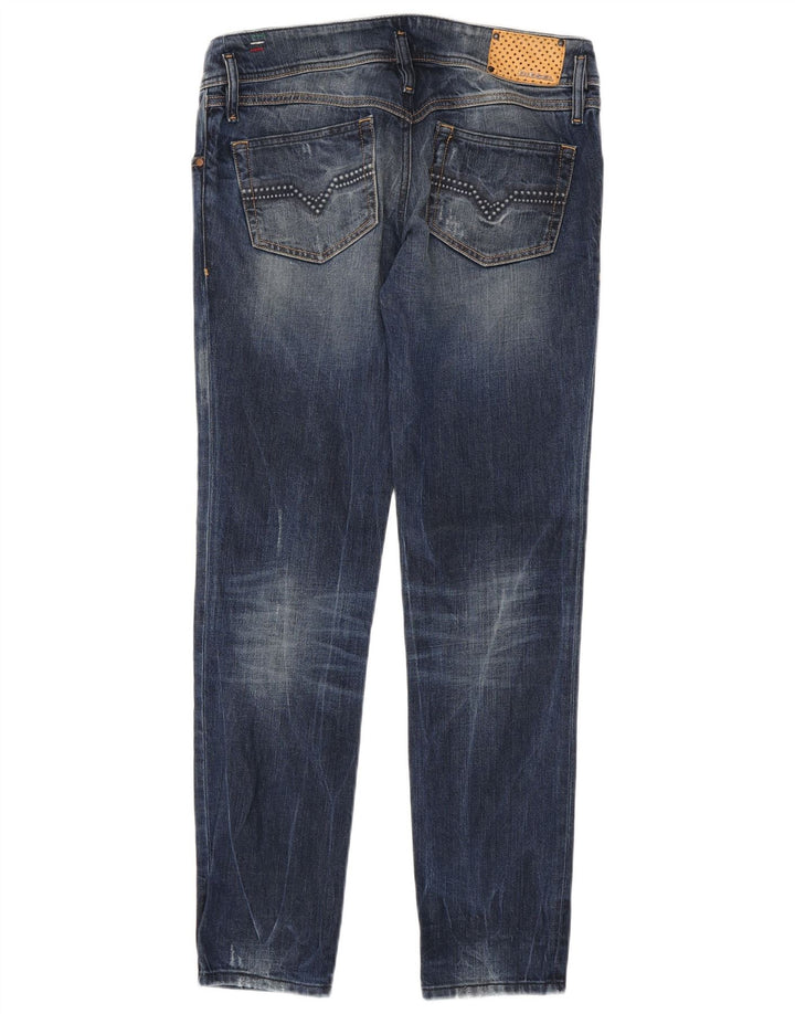 Levi's Womens Matic Distressed Slim Jeans W31 L32 Blå Bomuld