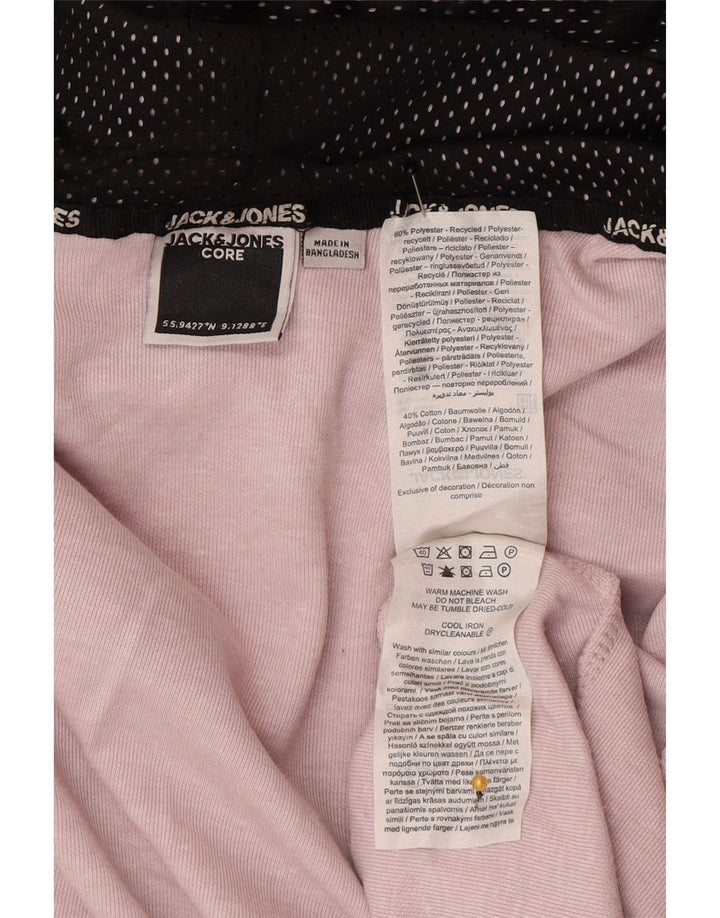 Jack & Jones Hættetrøje med lynlås til mænd Large Pink Polyester