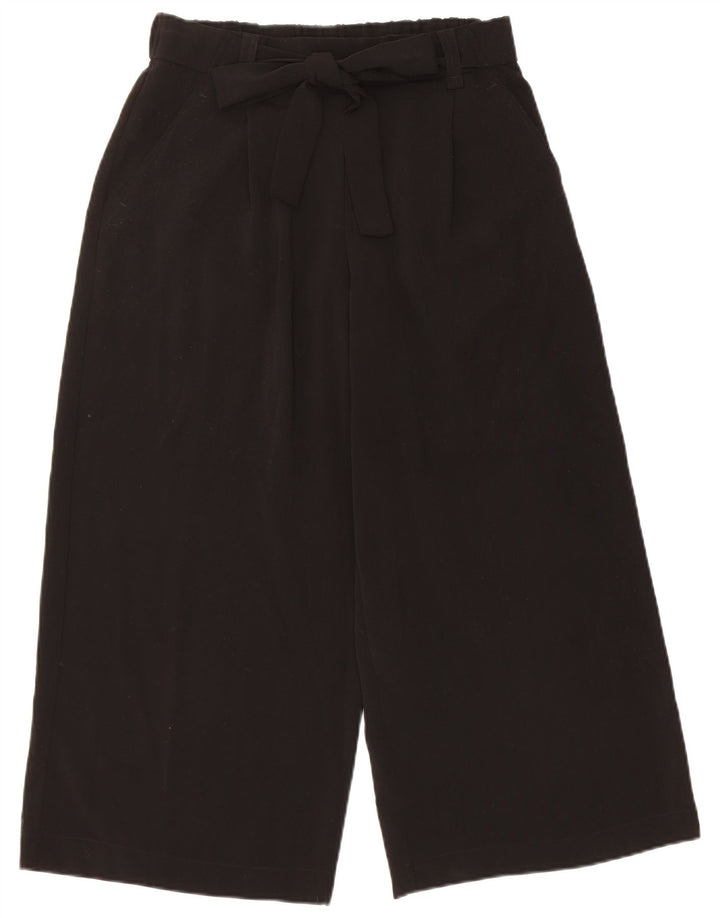 Zara Dame Capri Bukser Medium W28 L22 Sort Polyester