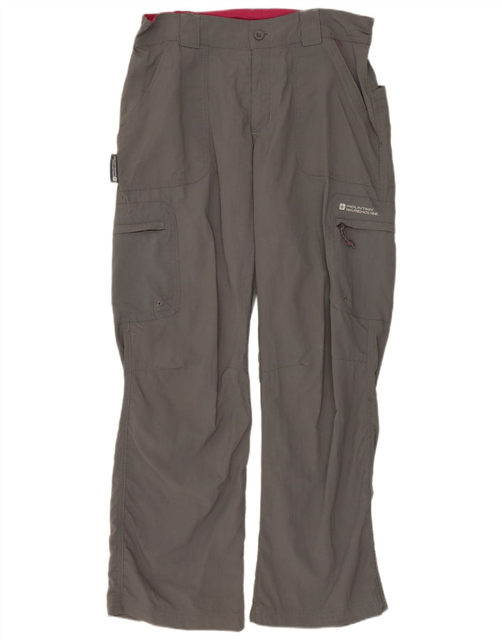 MOUNTAIN WAREHOUSE Straight Cargo Bukser til kvinder UK 8 Small W30 L28 Grå