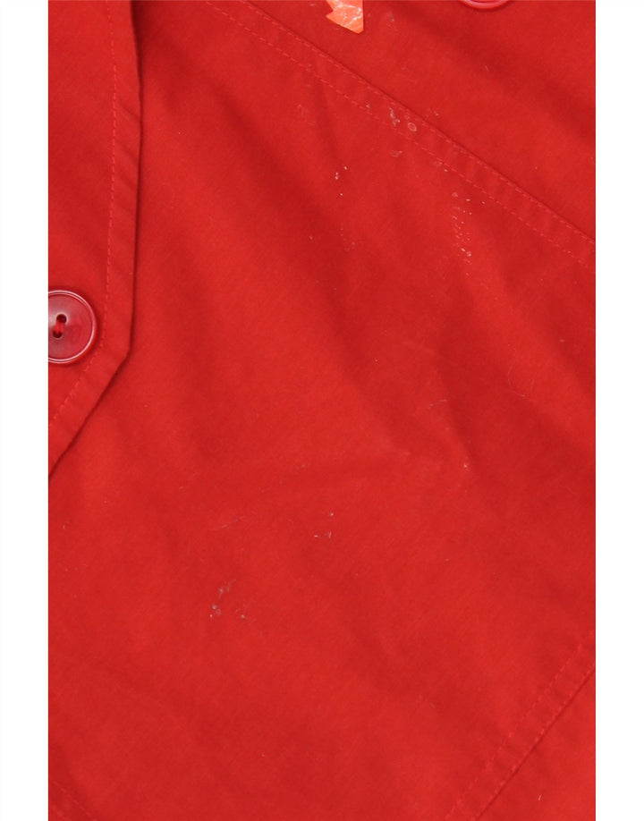 Max Mara Dame Weekend Overfrakke UK 16 Large Red