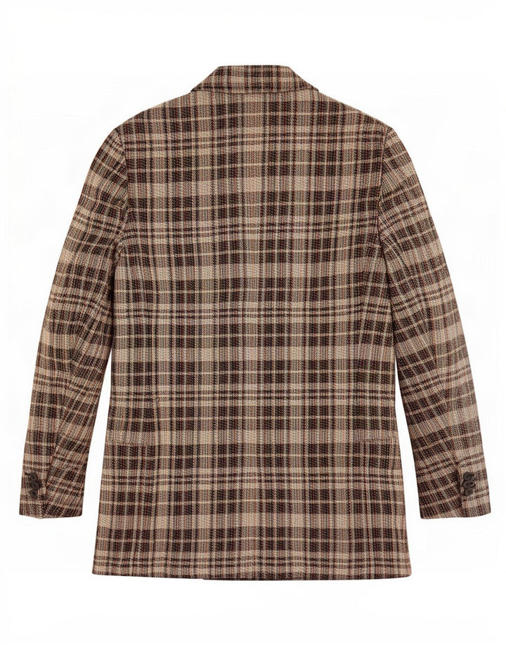 Zara Dame Oversized Double Breasted Blazer Jacket UK 10 Small Grey Check