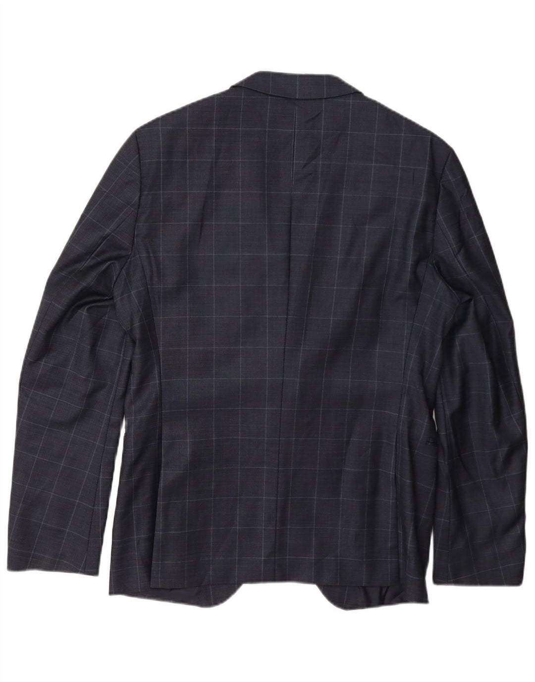 Hugo Boss Herre 2-knaps blazerjakke UK 50 Large Navy Blue Check