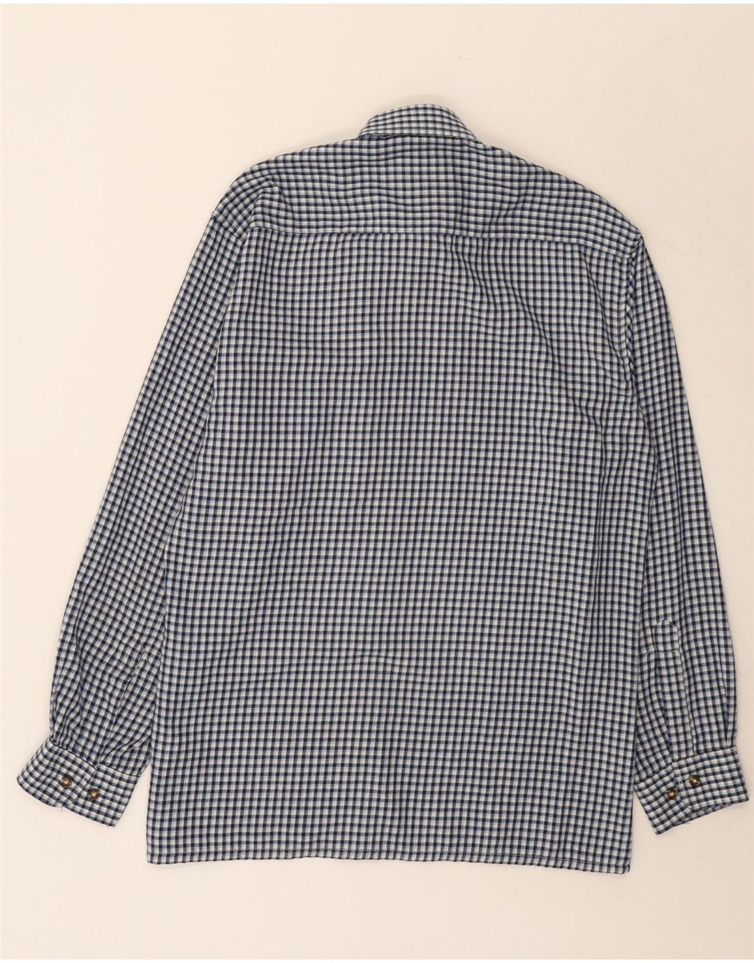 Dickies Herreskjorte Medium Blue Gingham Polyester