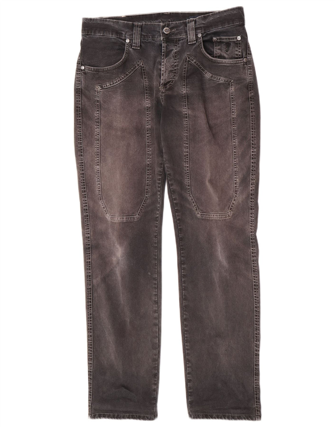 Jeckerson Straight Jeans til mænd W31 L30 Grå bomuld