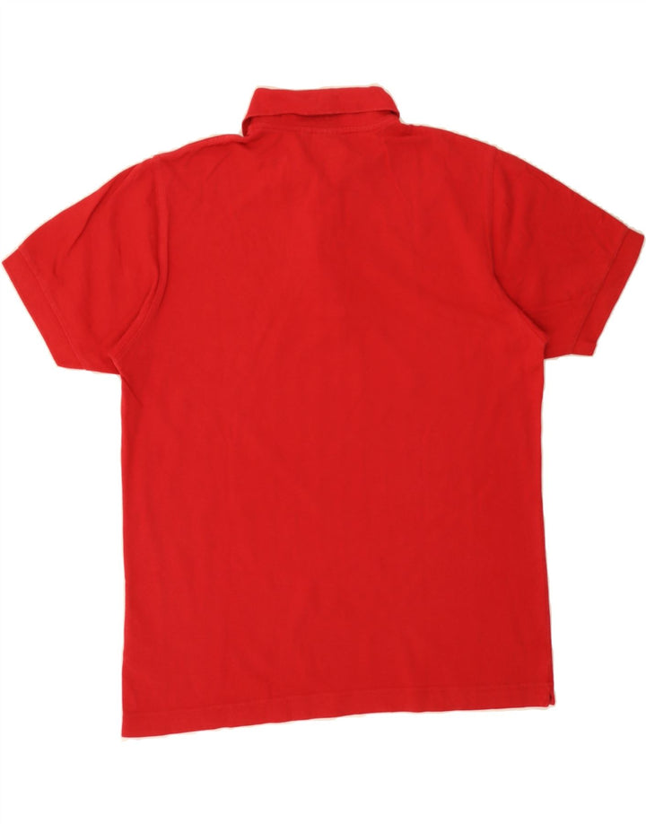 NAVIGARE Mens Polo Shirt Large Red Cotton Vintage Navigare and Second-Hand Navigare from Messina Hembry 