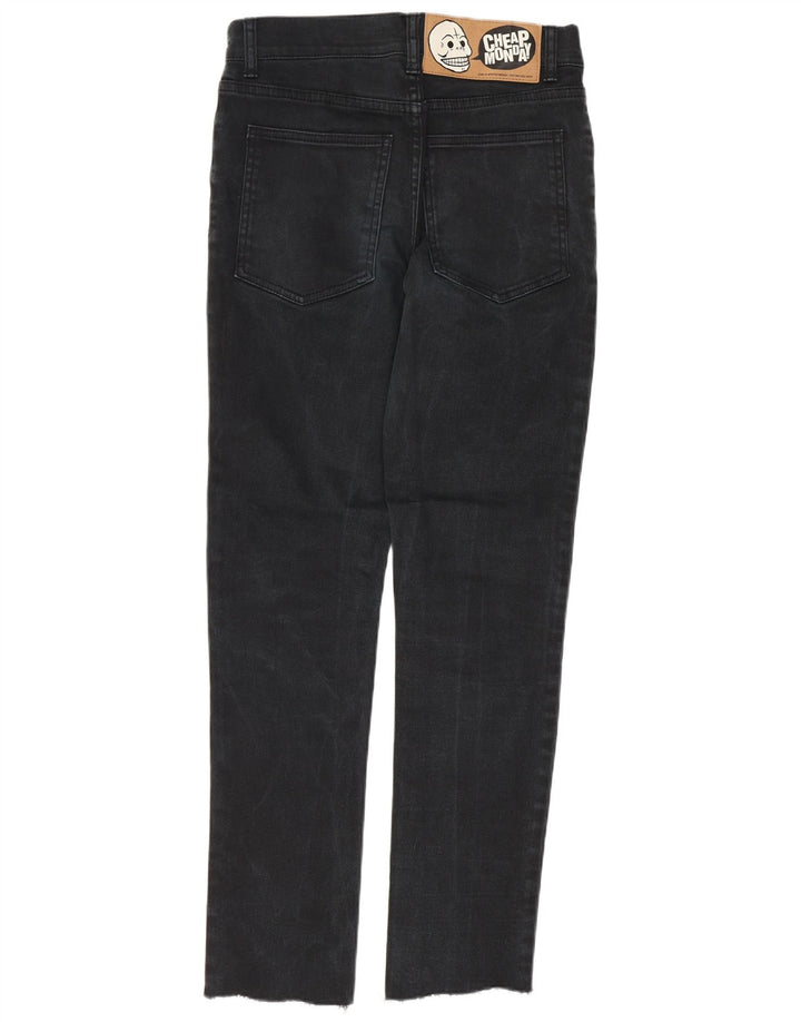 Billig mandag Dame Slim Jeans W27 L28 Sort Bomuld