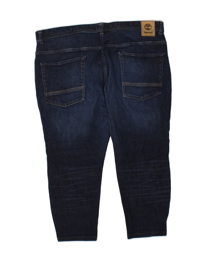 TIMBERLAND Womens Cropped Jeans W40 L25 Navy Blue Vintage Timberland and Second-Hand Timberland from Messina Hembry 
