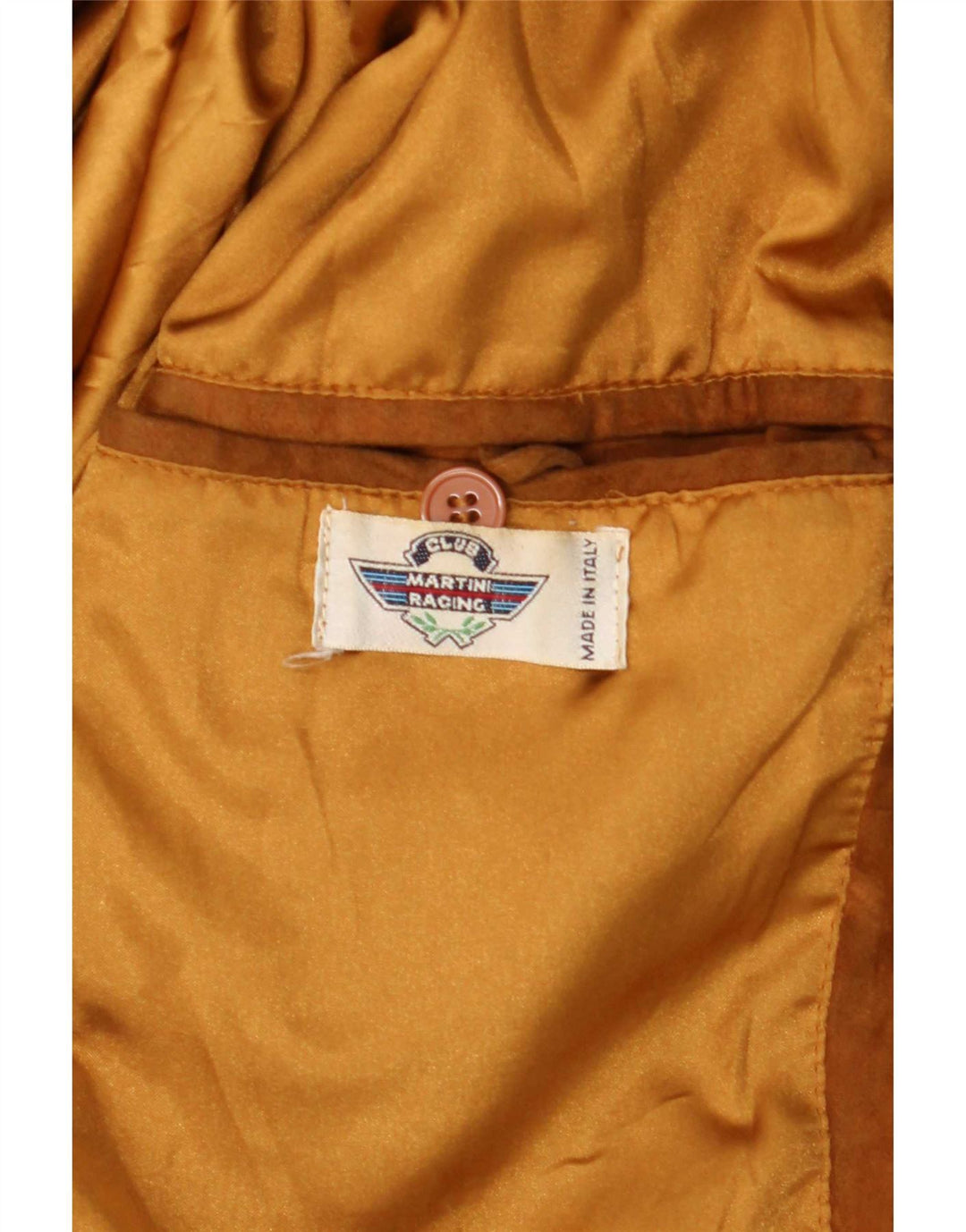 Vintage herre ruskind bomberjakke IT 48 Medium Beige Læder