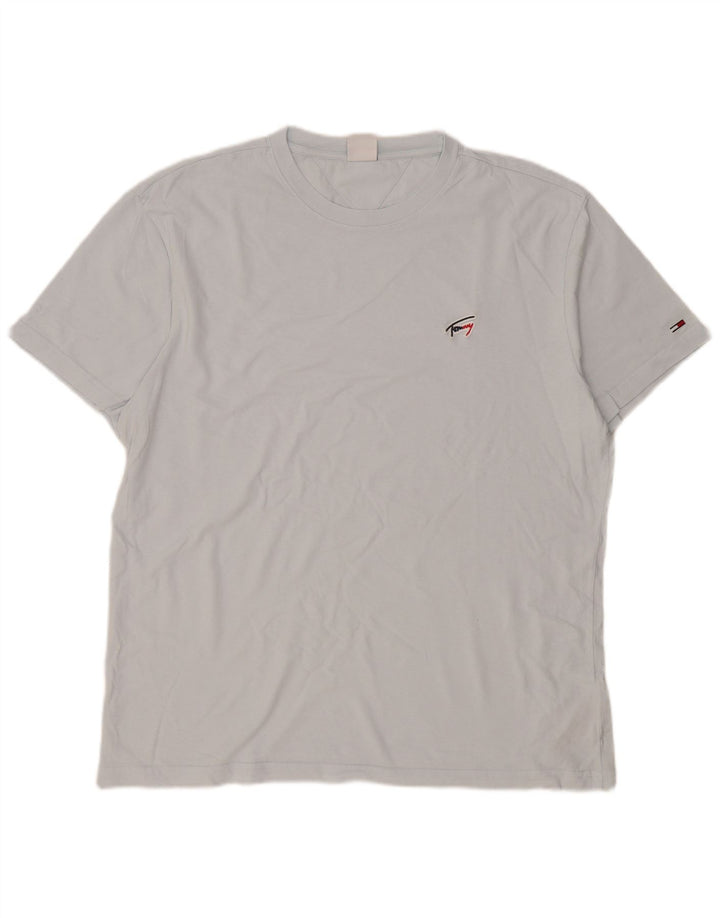 Tommy Hilfiger Herre T-Shirt Top 3XL Blå Bomuld