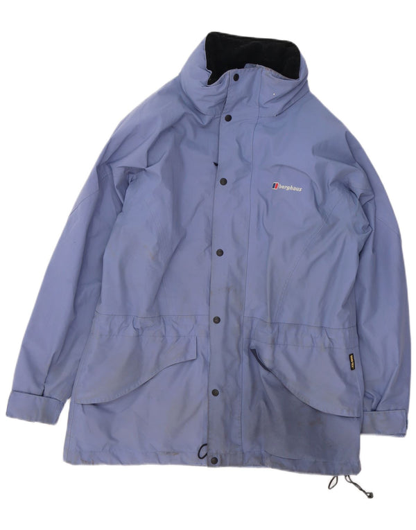 Berghaus Dame Oversized regnjakke UK 10 Small Blue Polyester