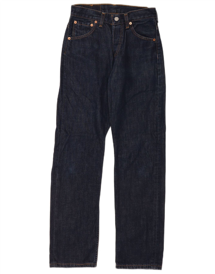 Levi's Herre 535 Straight Jeans W27 L32 Marineblå Bomuld