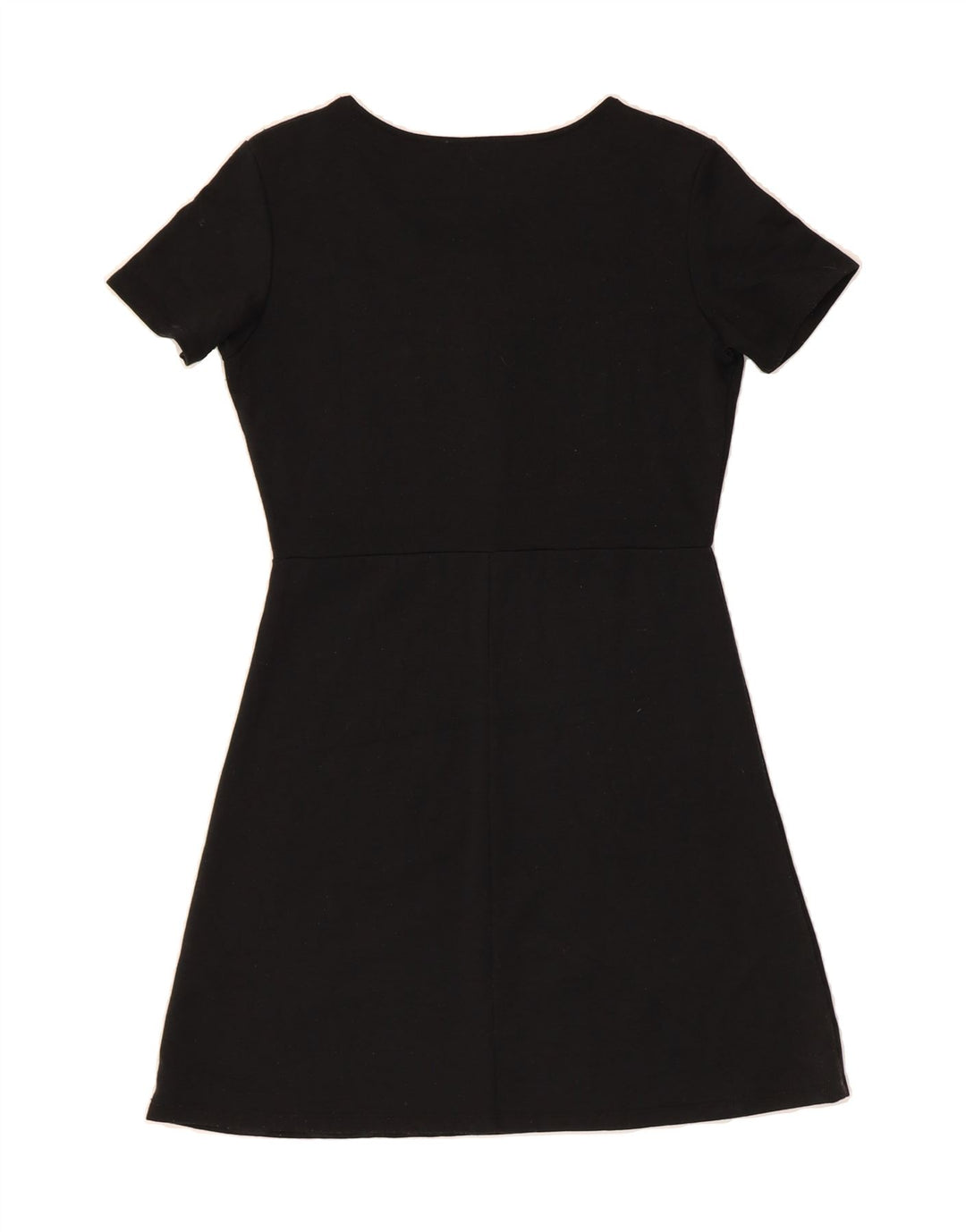 DESIGUAL Womens Graphic A-Line Dress UK 12 Medium Black Geometric Vintage Desigual and Second-Hand Desigual from Messina Hembry 