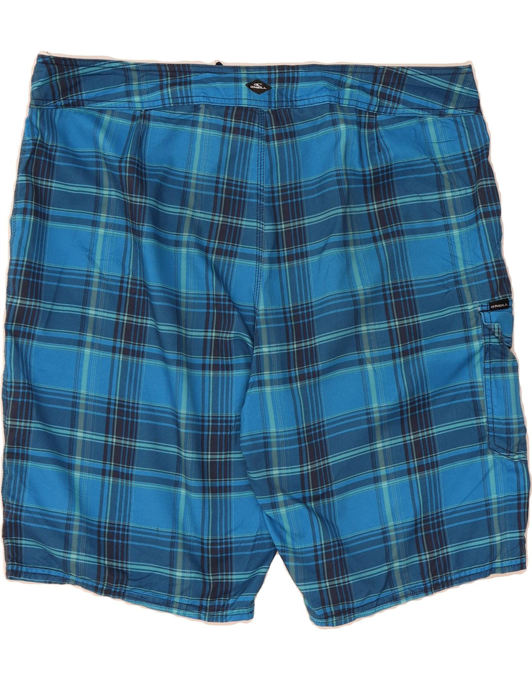 O'NEILL Mens Swimming Shorts XL  Blue Check Polyester Vintage O'Neill and Second-Hand O'Neill from Messina Hembry 