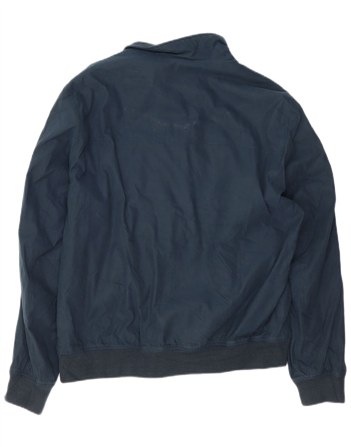 DOCKERS Bomberjakke til mænd UK 40 Large Navy Blue Polyester