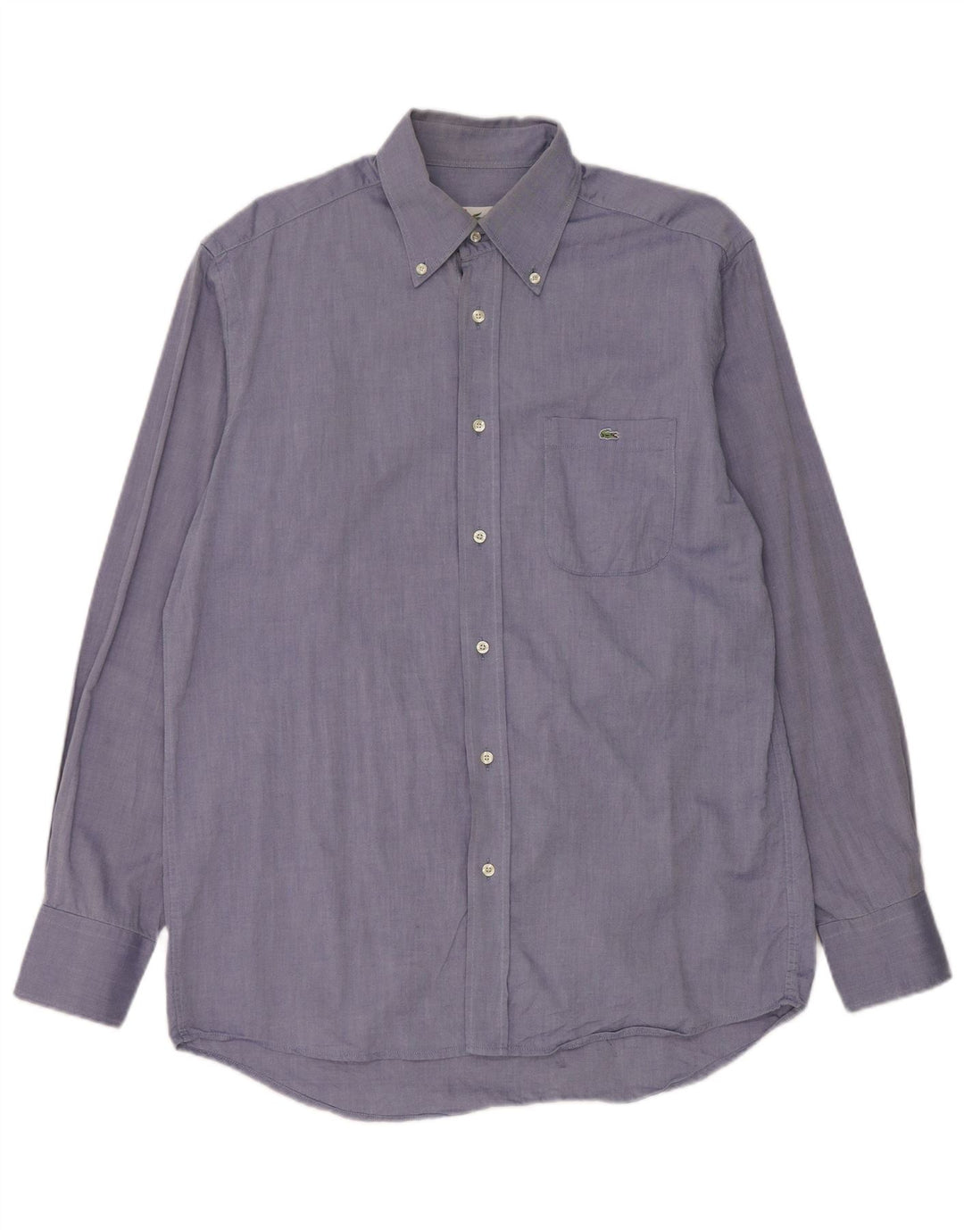 Lacoste Herreskjorte str. 40 Medium Blue Cotton