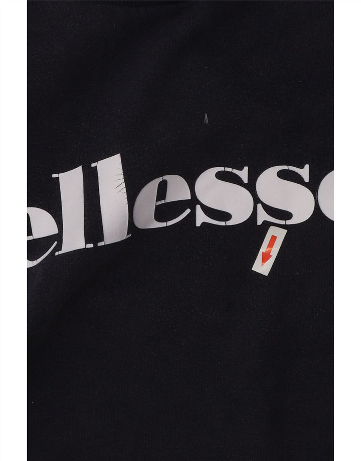 Ellesse Herre Grafisk Sweatshirt Jumper Medium Navy Blue