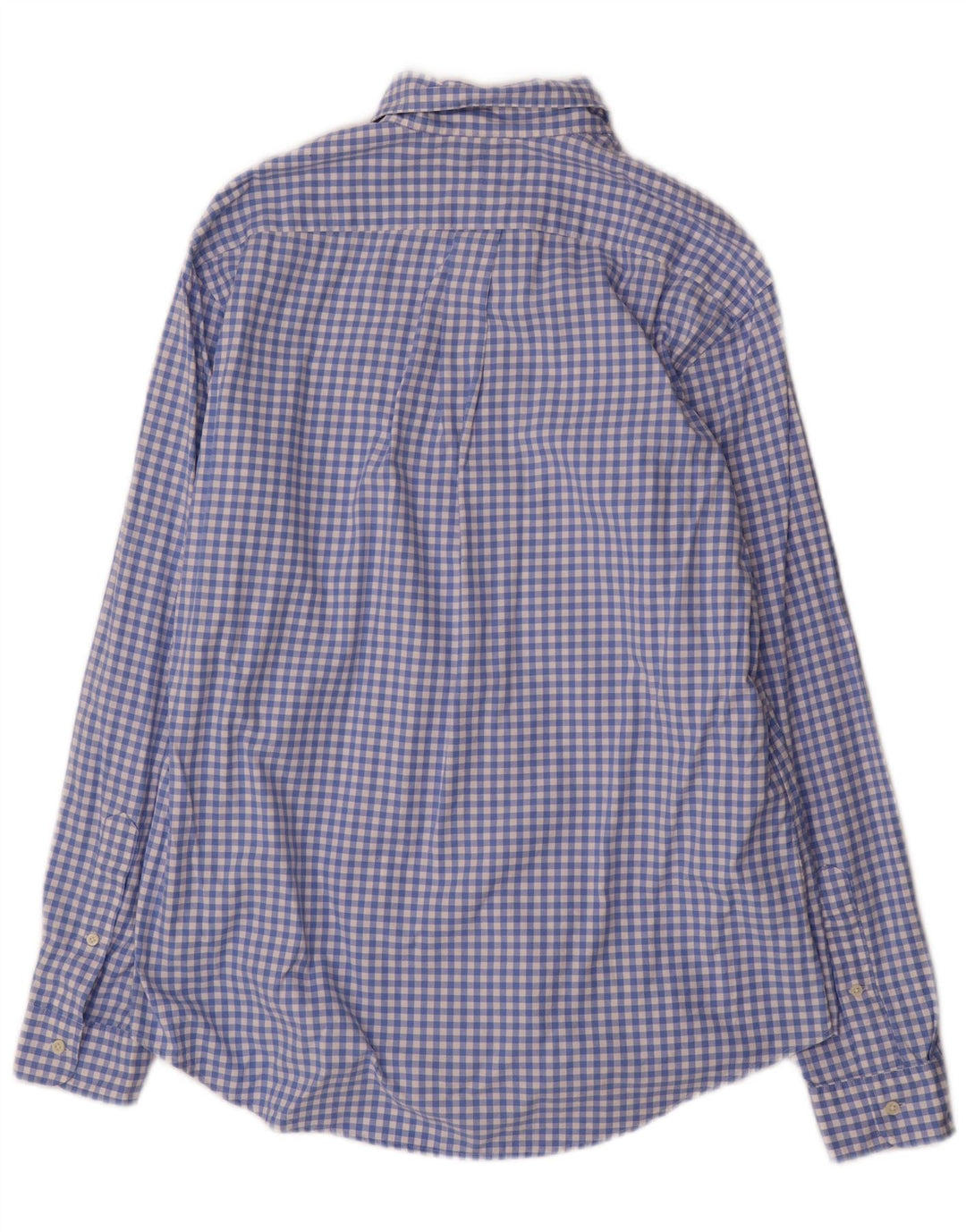Polo Ralph Lauren Herre Custom Fit skjorte Stor blå Gingham bomuld