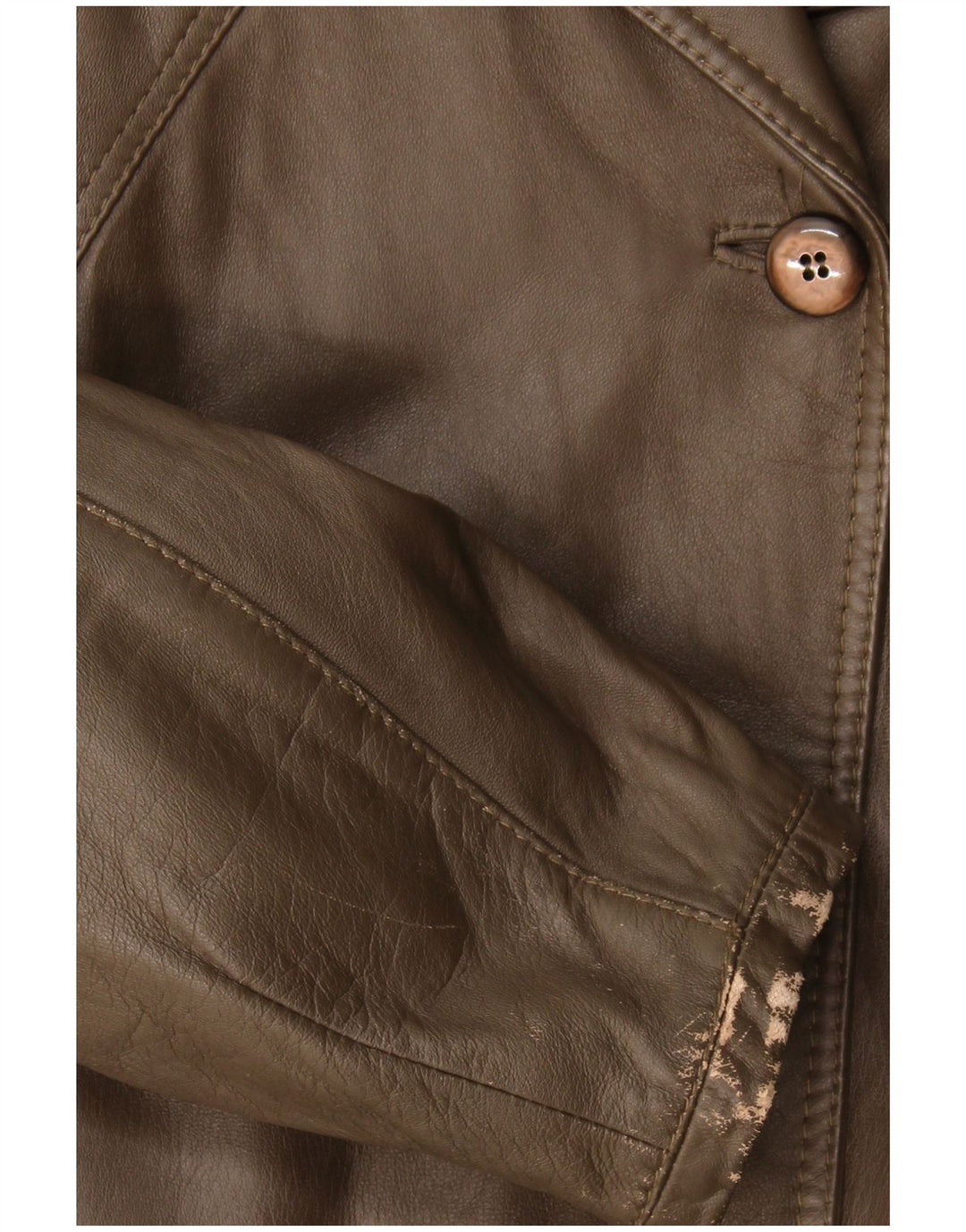 Vintage dame læderjakke UK 16 Large Brown