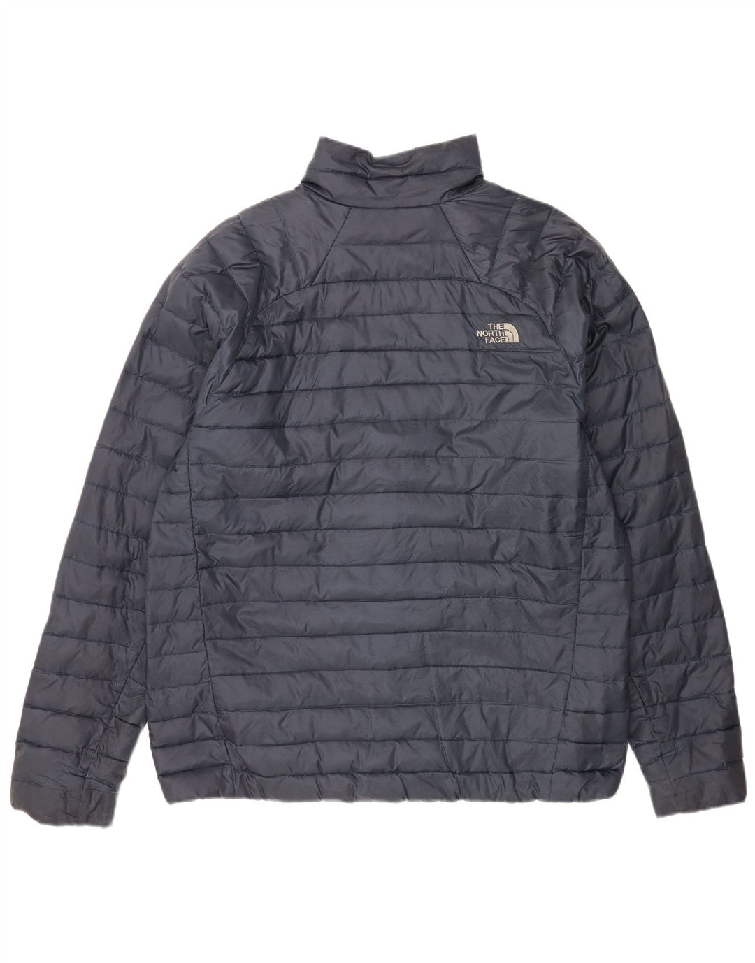 The North Face Herre Polstret Jakke UK 42 XL Navy Blue Nylon