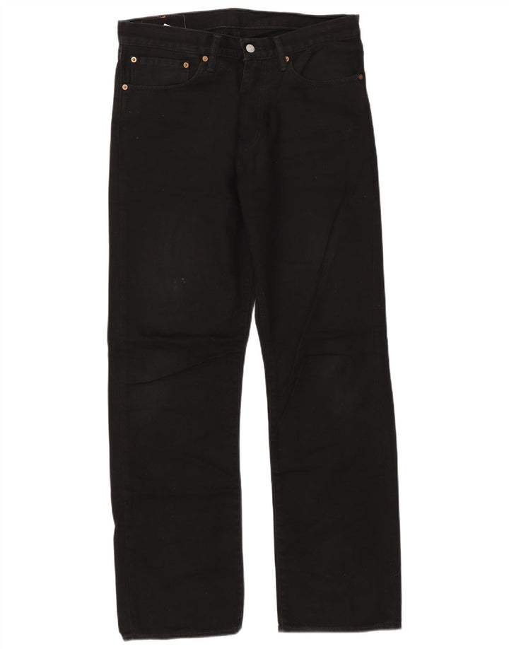 Levi's Herre 751 lige jeans W34 L32 sort bomuld