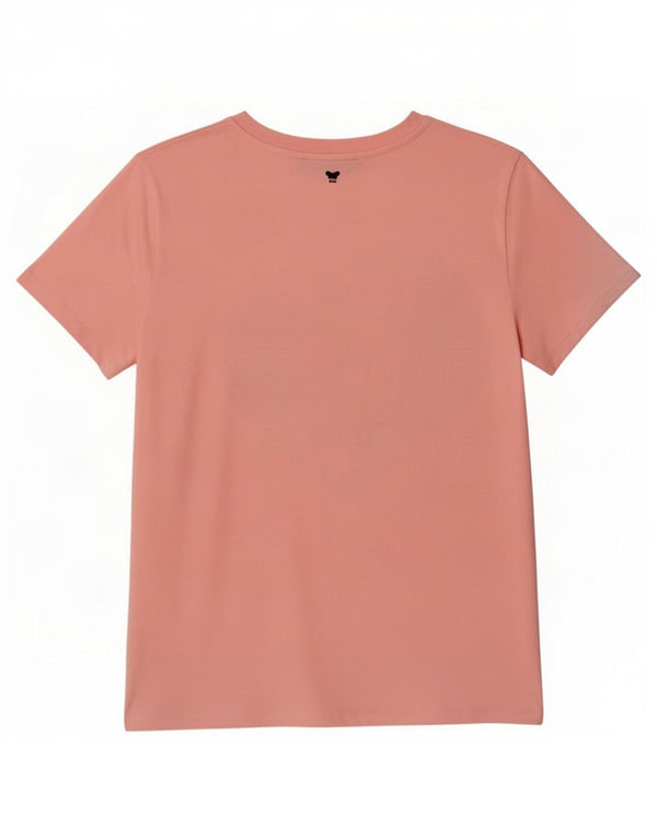 Max Mara Grafisk T-shirt top til kvinder UK 12 Medium Pink Floral