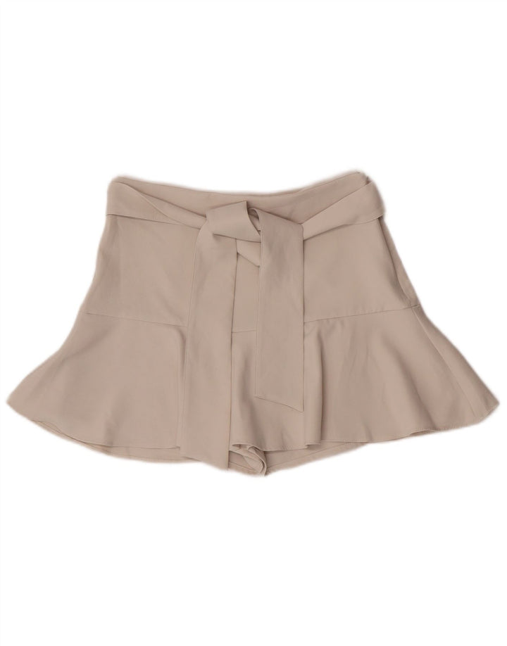 Zara Dame Skort Mini Nederdel Medium W28 Off White