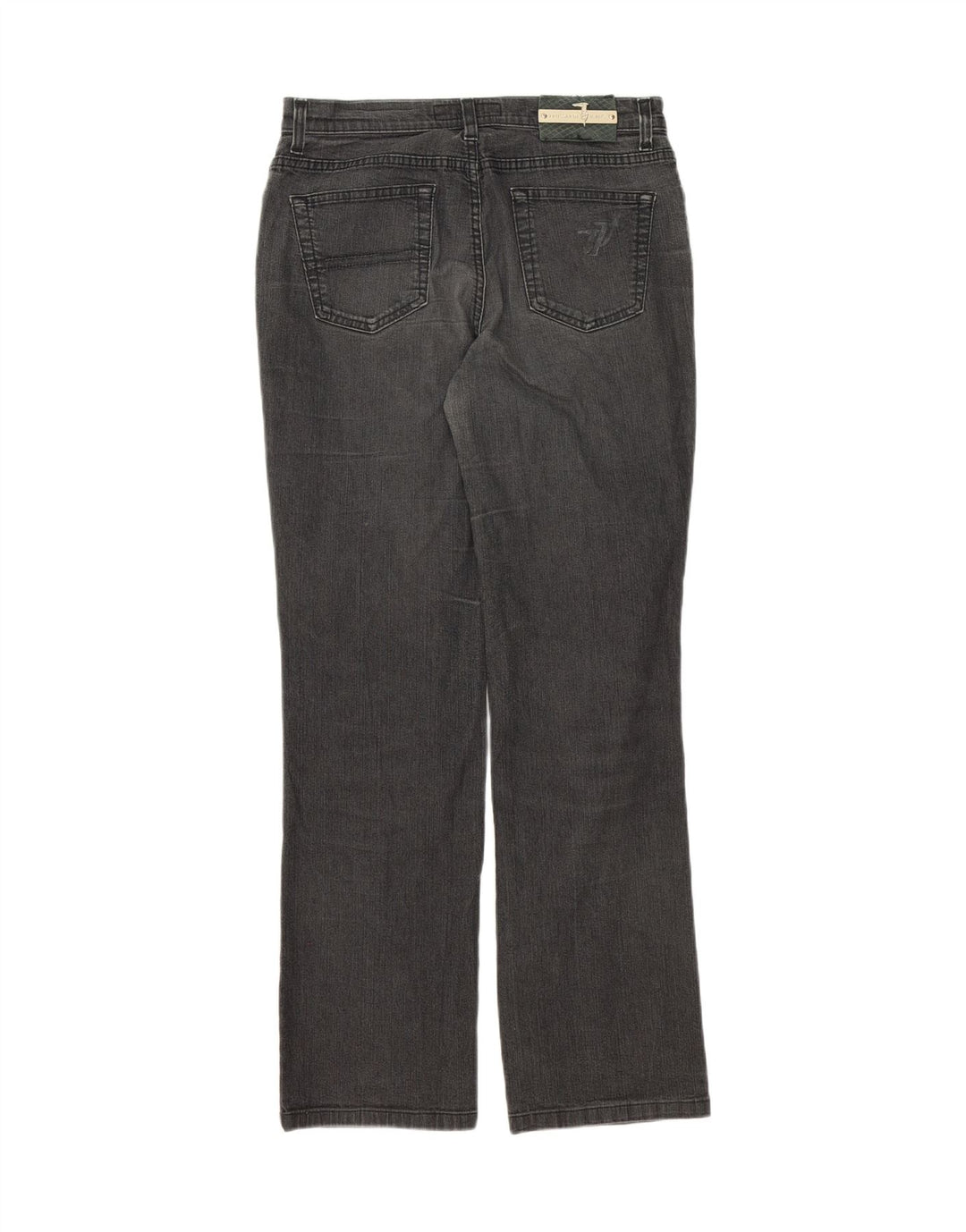 TRUSSARDI Womens Straight Jeans W30 L31 Grey Cotton Vintage Trussardi and Second-Hand Trussardi from Messina Hembry 