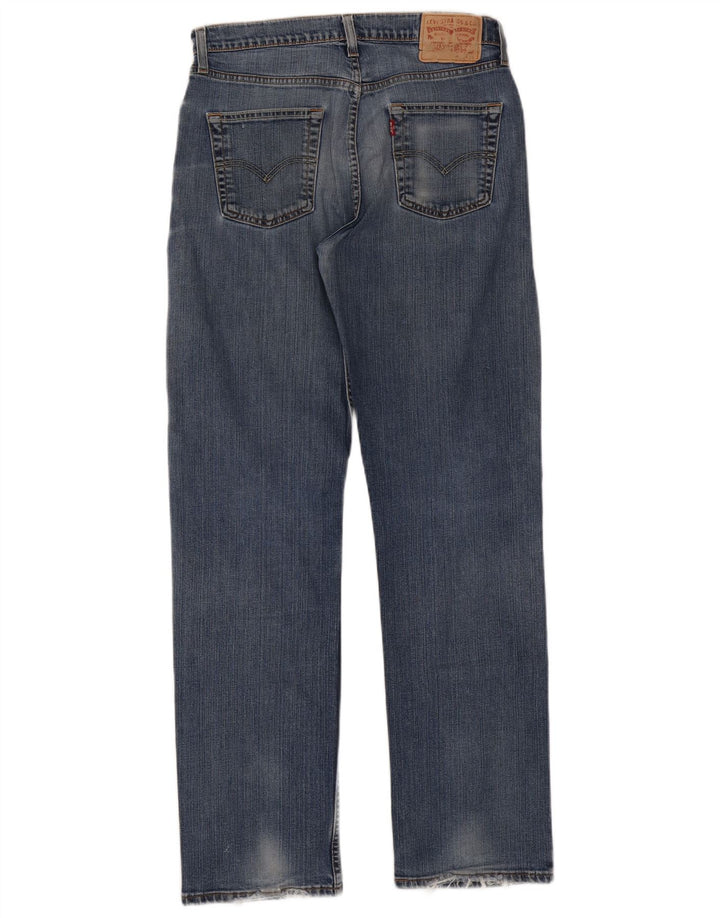 Levi's Herre Straight Jeans W32 L34 Blå Bomuld