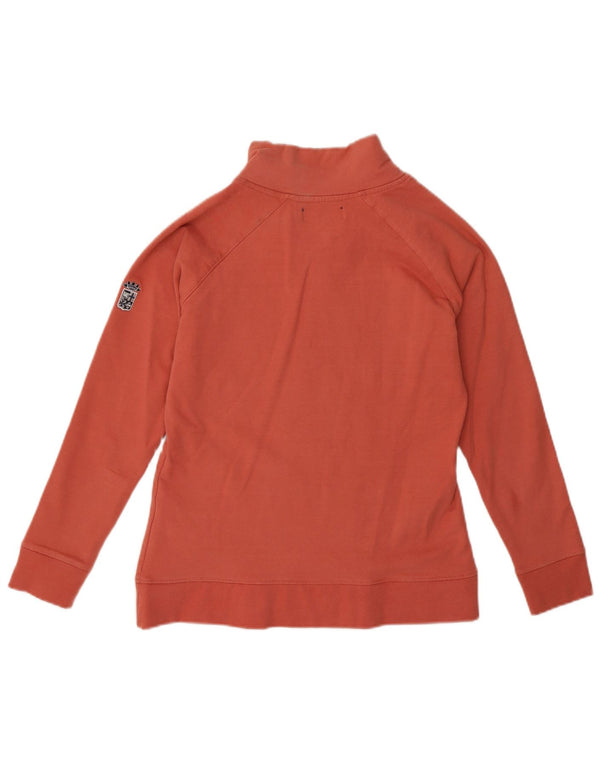 Marina Militare Dame grafisk sweatshirt Jumper UK 10 Lille Rød