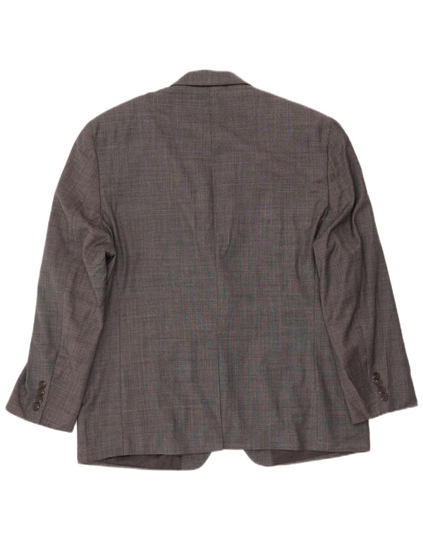 CHAPS Herre 2-knaps blazerjakke UK 44 2XL Grå Uld