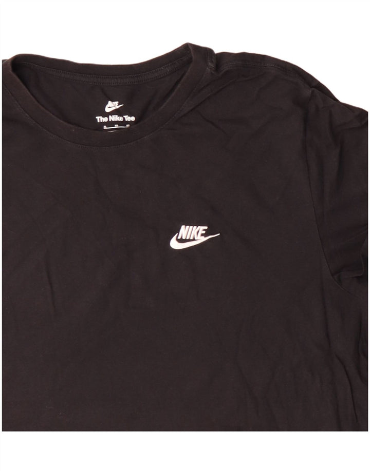Nike T-shirt top til mænd XL sort bomuld