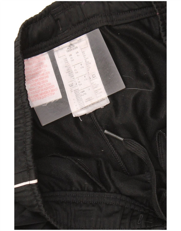 Adidas Pige Træningsdragt Bukser Joggers 15-16 År Sort Polyester
