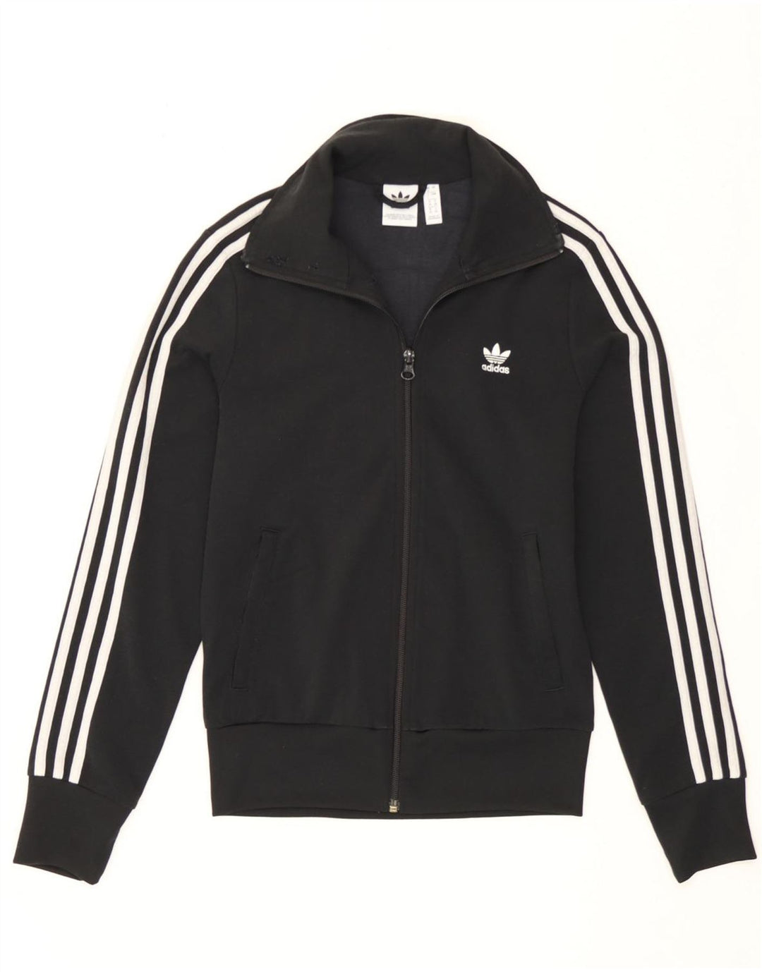 Adidas træningsdragt topjakke til kvinder UK 8 Lille sort polyester