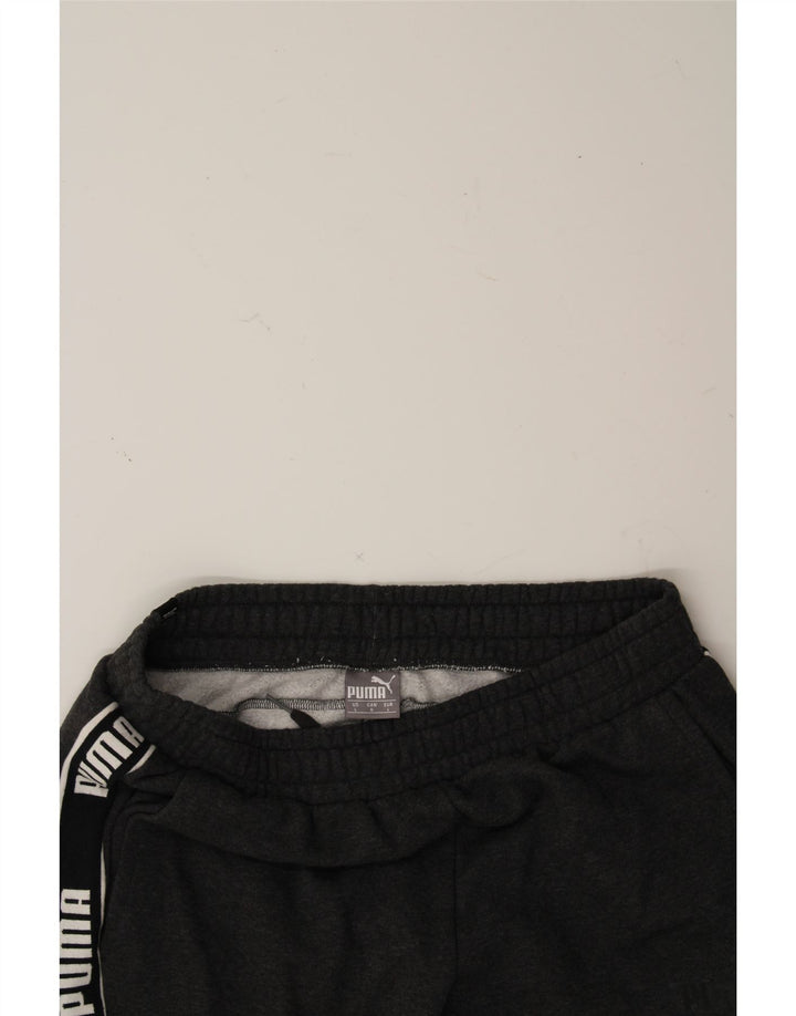 PUMA Mens Graphic Tracksuit Trousers Joggers Large  Grey Colourblock Vintage Puma and Second-Hand Puma from Messina Hembry 
