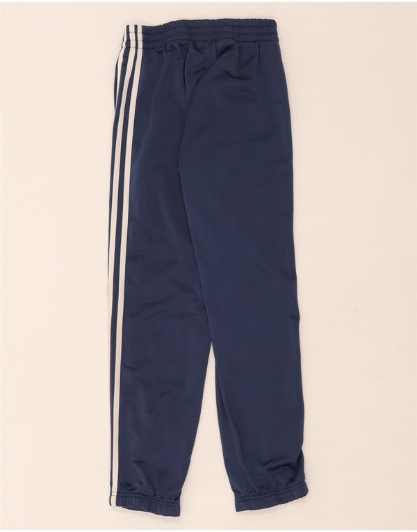 Adidas Drenge Træningsdragt Bukser Joggers 9-10 År Marineblå Polyester