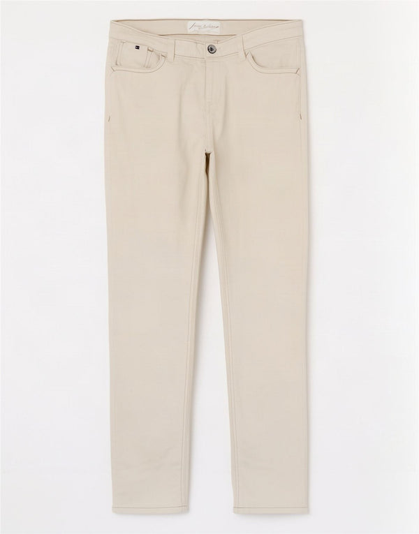 Tommy Hilfiger Piger Slim Jeans 13-14 År W26 L29 Hvid