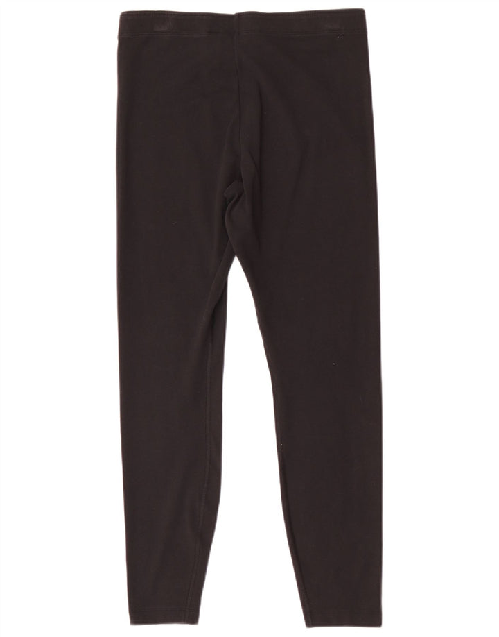 Nike Dame Leggings UK 14 Large Black Bomuld