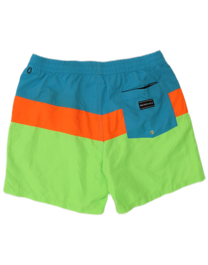 QUIKSILVER Badeshorts til mænd Stor flerfarvet Colourblock Polyester