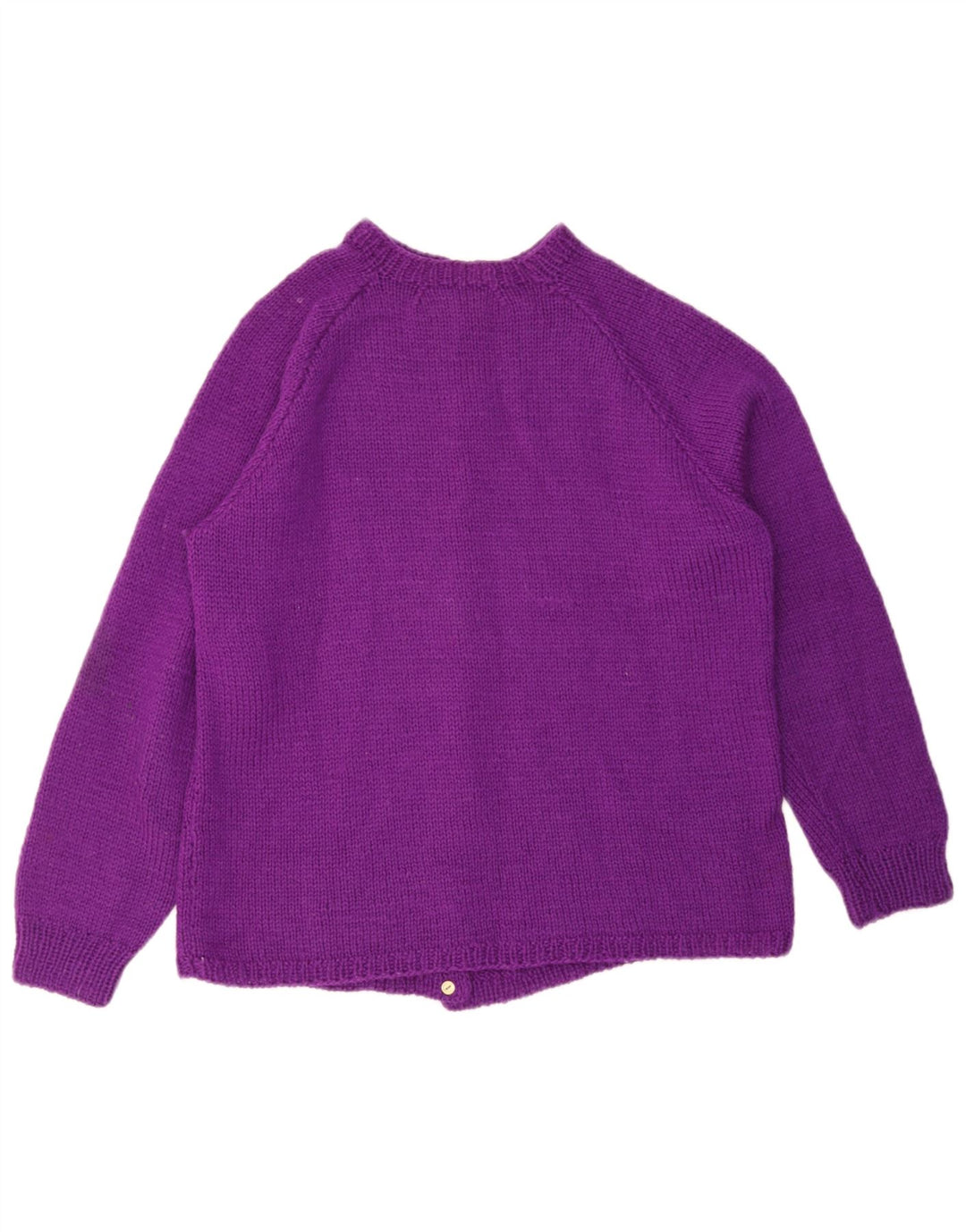 Vintage dame cardigan sweater UK 14 Medium Purple