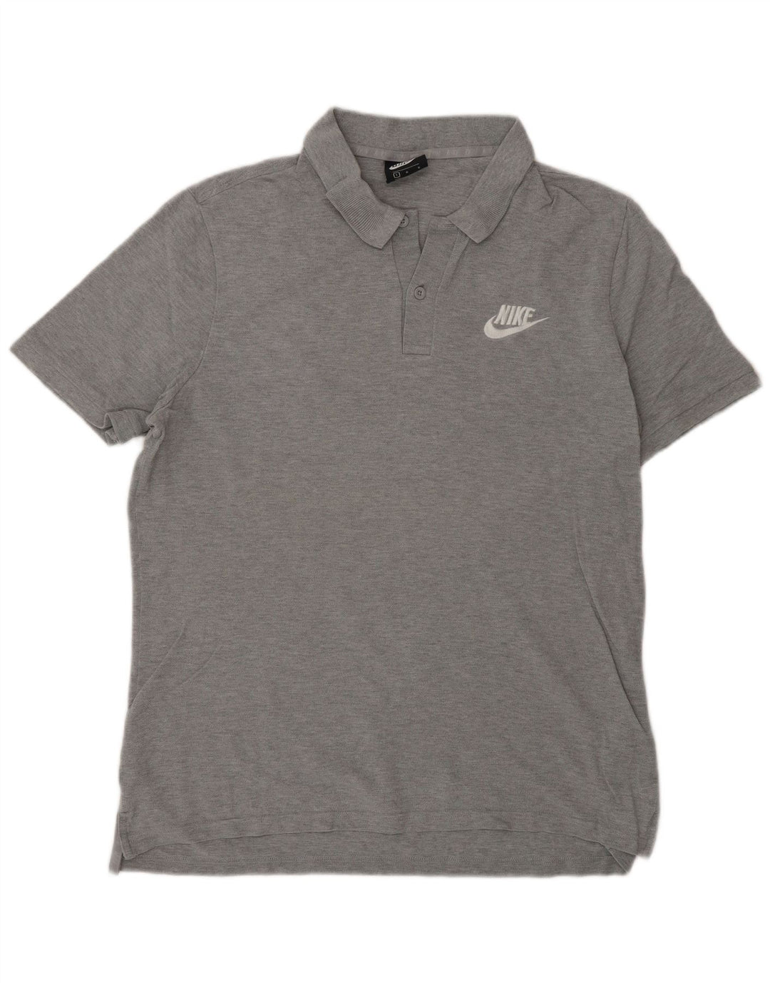 Nike Poloshirt til mænd, stor grå flækket bomuld