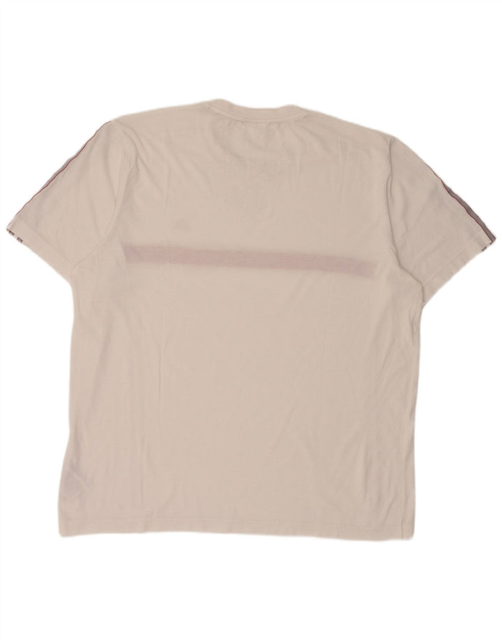 Adidas Herre T-Shirt Top XL Hvid Bomuld