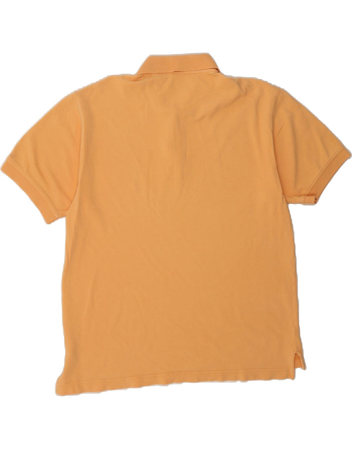 IZOD Mens Polo Shirt Medium Orange Cotton Vintage Izod and Second-Hand Izod from Messina Hembry 