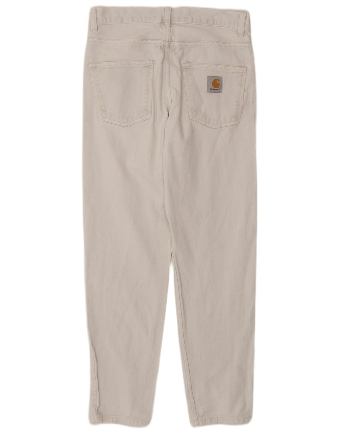 Carhartt Herre Slim Jeans W28 L28 Hvid Bomuld