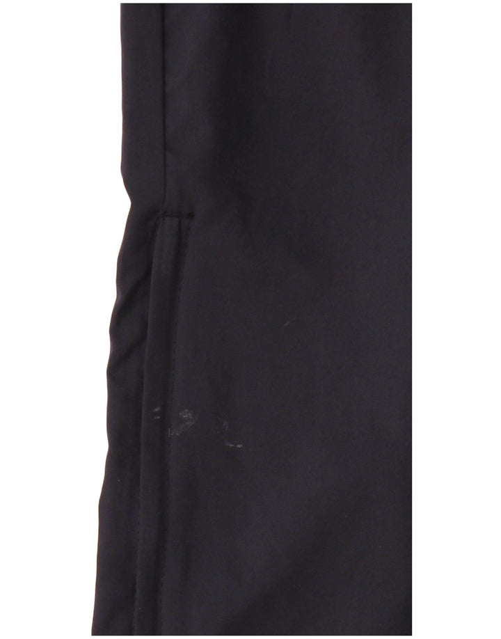 NIKE træningsdragtsbukser til kvinder US 12/14 Large Navy Blue Polyester