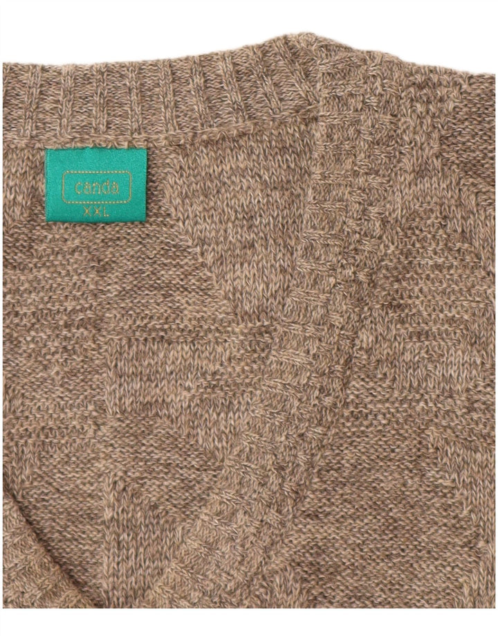 Canda Vest Tank Top 2XL Beige Akryl