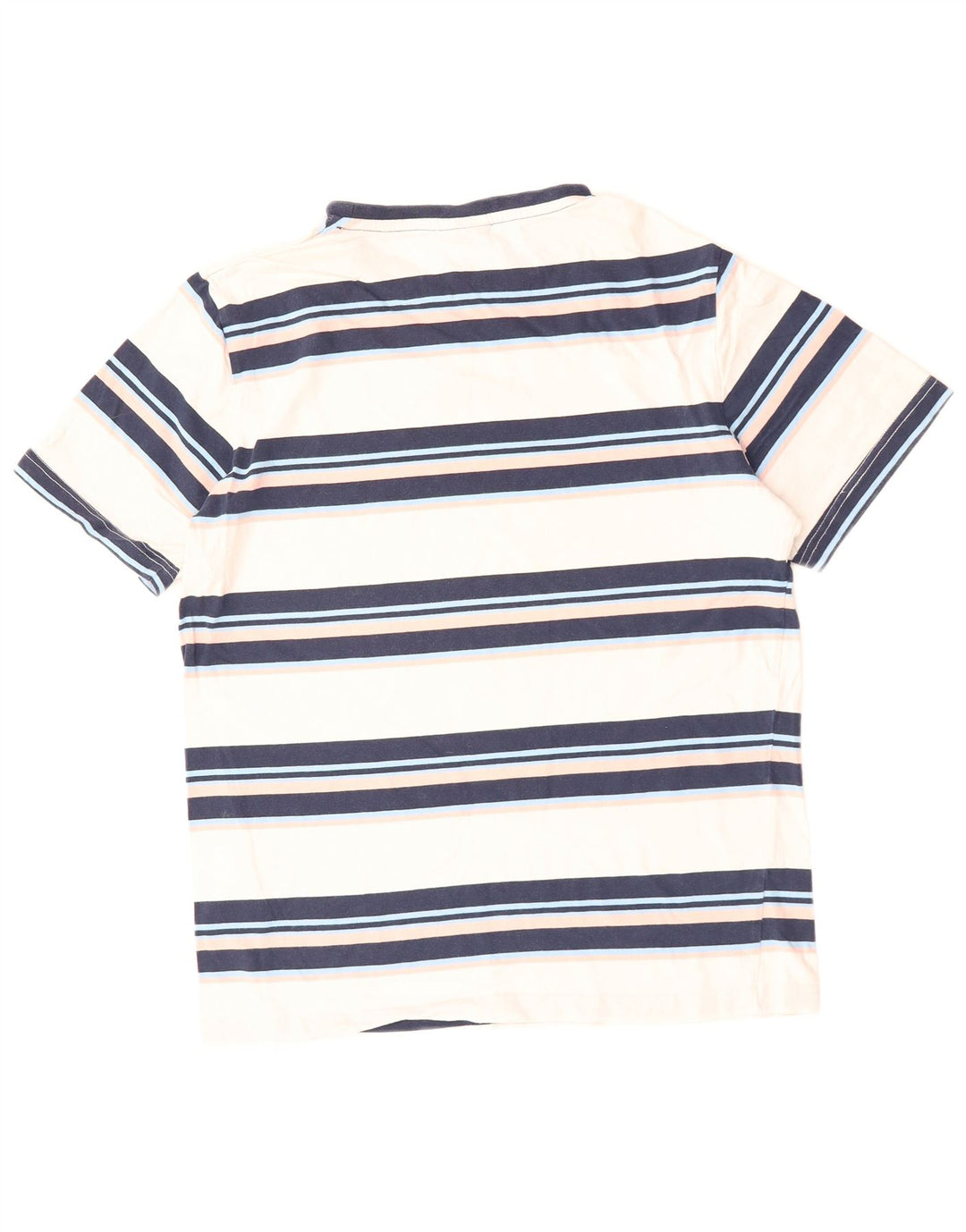 ELLESSE Grafisk T-shirt top til kvinder DK 16 Stor hvid stribet bomuld