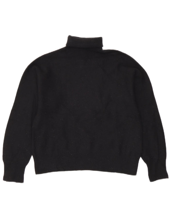 Vintage piger rullehals sweater 12-13 år sort