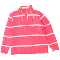 Crew Clothing Dame Oversized Sweatshirt Jumper UK 10 Small Pink Striped