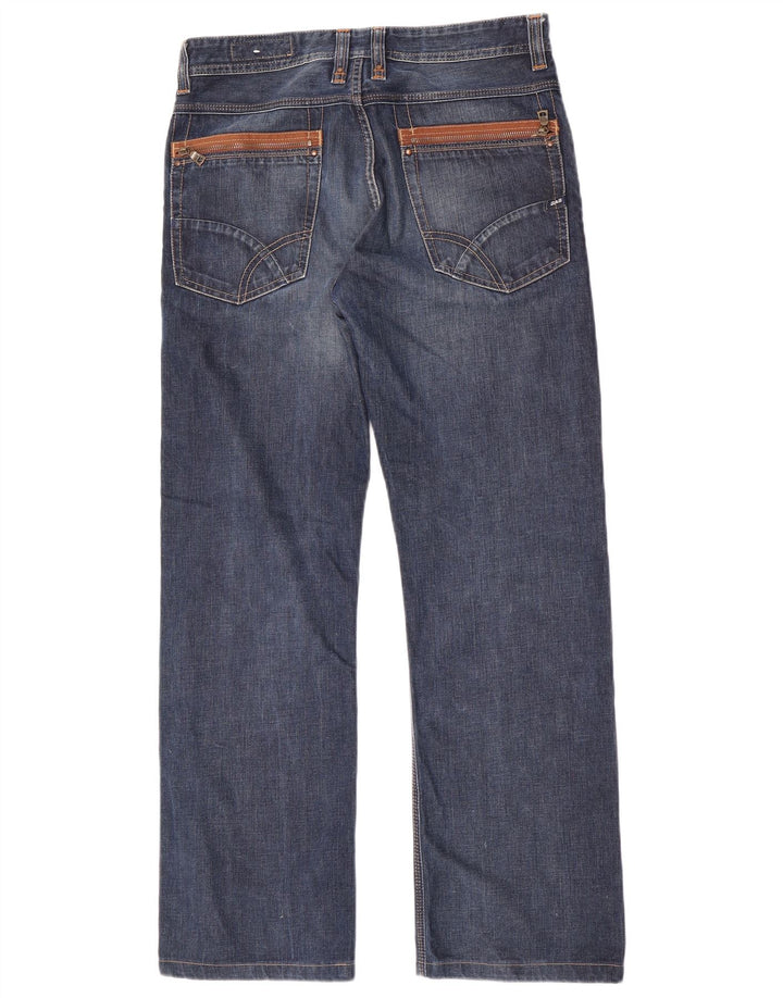 Gas Straight Jeans til mænd W32 L31 blå bomuld